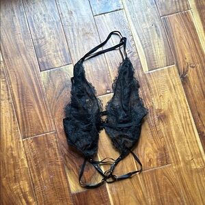 Victoria’s Secret- NWOT Black Lace Lingerie Bodysuit